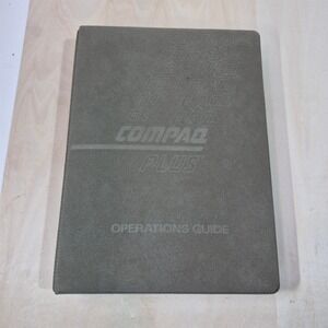 Vintage Compaq Plus Operations Guide Manual Binder AST SuperPak User Manual‎ Set